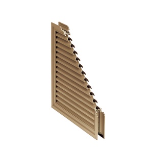 โรงงานจีนราคาดีที่สุดหน้าต่างบานเกล็ดบานเกล็ดอลูมิเนียม - Product Image 3