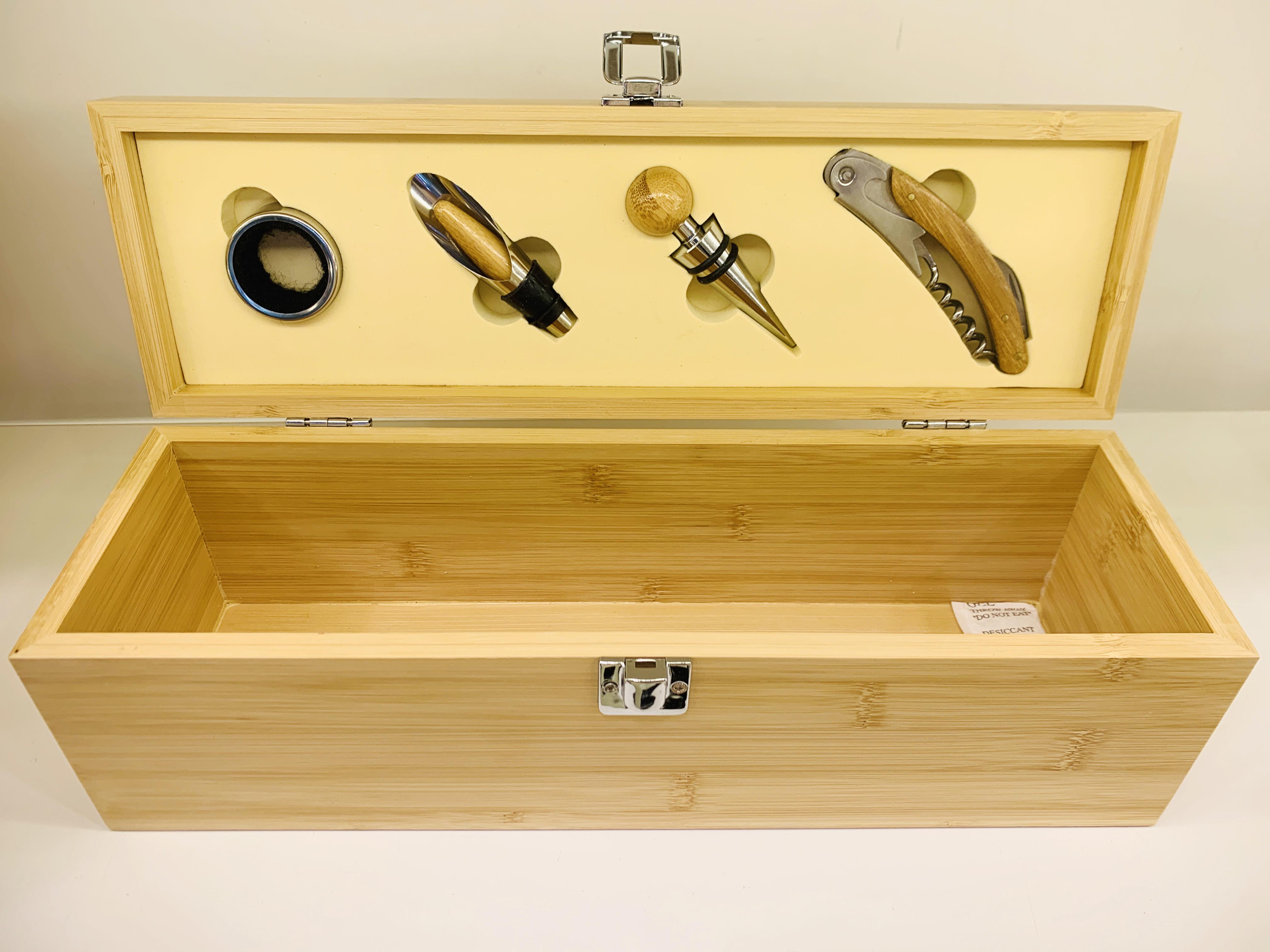 wooden box+ White Eva with tools