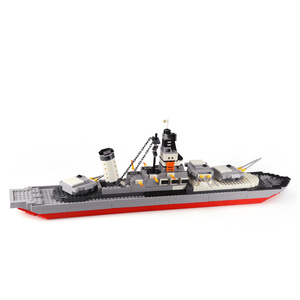 Military Series 5660 <strong>Battleship</strong> Destroyer Military Assembled Equipment MOC ModelEducational Building Block <strong>Toy</strong> Plastic Block Set - Product Image 3
