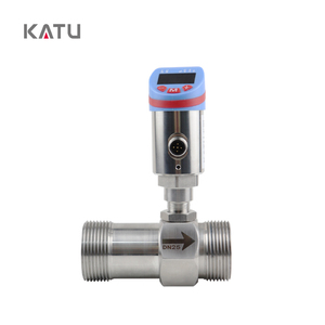 Transmissores de fluxo de turbina eletrônica compacta série KATU FS510 de alta precisão para monitoramento do sistema de tubulação