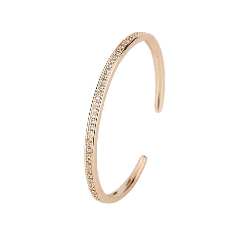 White zirconium bracelet