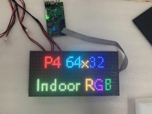 Крытый полноцветный светодиодный дисплей rgb светодиодный модуль p4 256x128 мм 64x32 пикселей Hub75 - Product Image 4