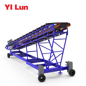 用于终端/港口装载/谷物/散装物料的便携式伸缩式径向堆垛移动带式输送机系统 - Product Image 1