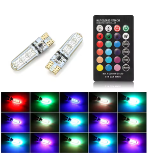 Vcan高品質非常に明るい5050T10車用LED電球DimmabRGBリモコン付きストロボLEDランプ読書灯 - Product Image 2