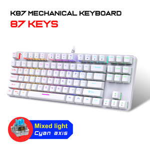 Acepte el logotipo personalizado Led Light Hot Swap Rgb Wired Gamer Keyboard Wired 87 Keys Computer Gaming Keyboard - Product Image 5