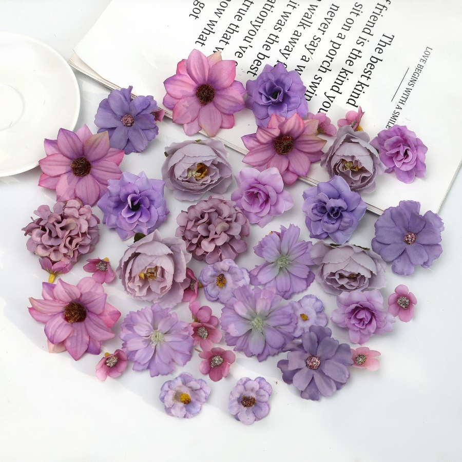Purple series (25 flowers)