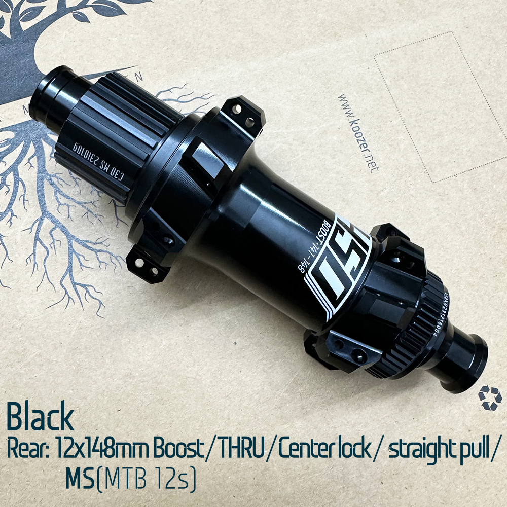 Black/12x148mm Boost/MS