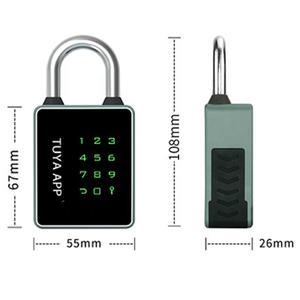 กุญแจอัจฉริยะดิจิทัล RFID การ์ด NFC ttlock Tuya กันน้ำได้50มม. พร้อมคีย์ตัวเลขแป้นพิมพ์แบบสัมผัส - Product Image 3