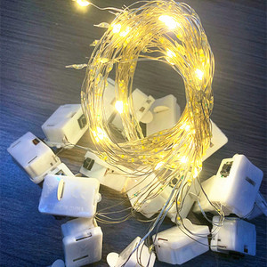 Günstiger Preis 10/20/30LED Button Batterie betriebene Micro Fairy Mini LED Twinkle Garland Lights für Room Party Hochzeits spielzeug