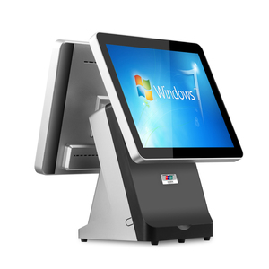 15 дюймов двойной сенсорный экран POS машины windows Ресторан Точка продаж системы POS электронный кассовый аппарат smart - Product Image 4