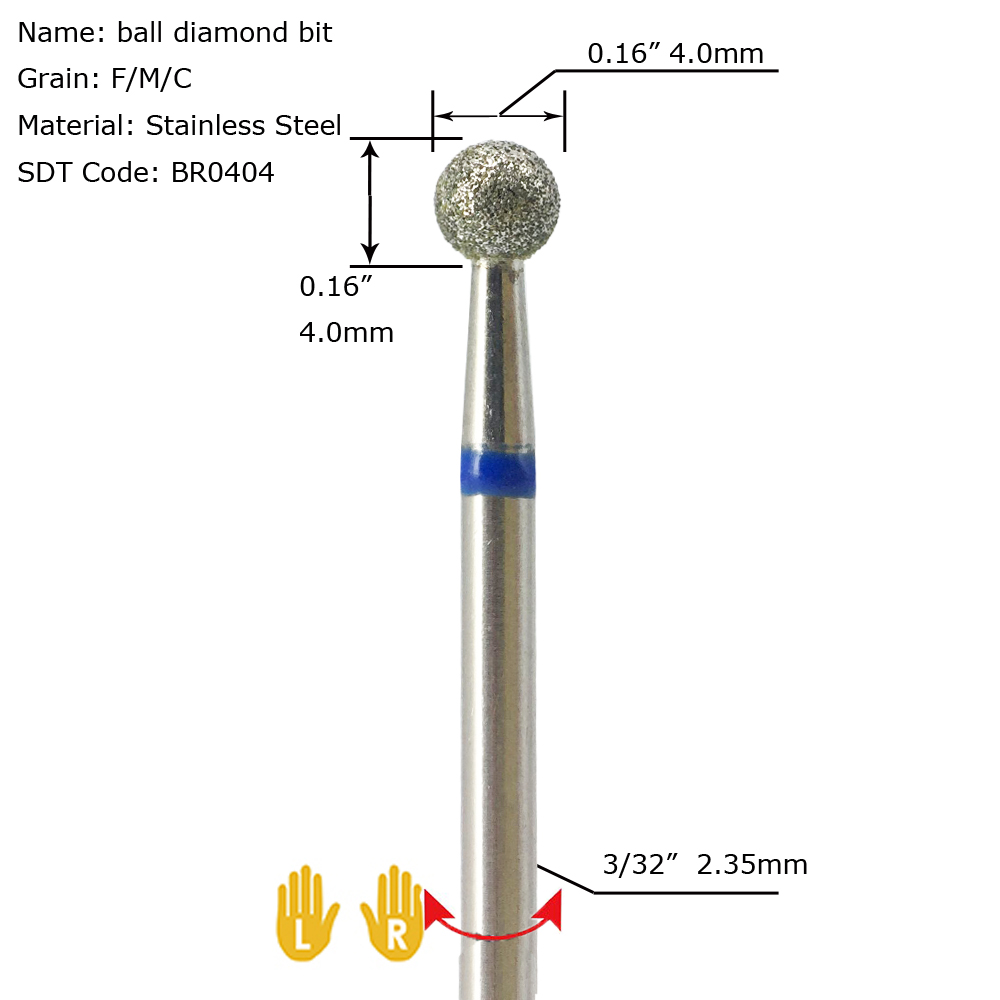 Tamaño de la cabeza 4*4mm