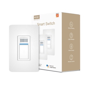 Nuovo interruttore della luce del sensore di movimento intelligente MOES Tuya, interruttore a parete attivato dal movimento a infrarossi PIR WiFi unipolare - Product Image 1