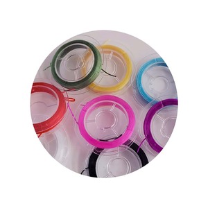 Cuerda elástica multicolor de 8 carretes para hacer joyas, abalorios, pulsera, collar, cadena - Product Image 3