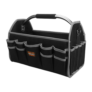 Custom Logo Heavy Duty <strong>Tool</strong> Organizer for Electricians Work Kit Open Top Softsided <strong>16</strong> Inch Foldable Storage <strong>Tool</strong> <strong>Bag</strong> - Product Image 5