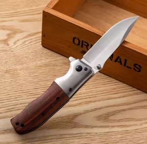 Willia Ngoài Trời Chiến Thuật Gấp Pocket Dao Lưỡi Thép Không Gỉ Gỗ Tùy Chỉnh OEM Hỗ Trợ Cho Cắm Trại Đi Bộ Đường Dài Tự Làm Lớp - Product Image 2