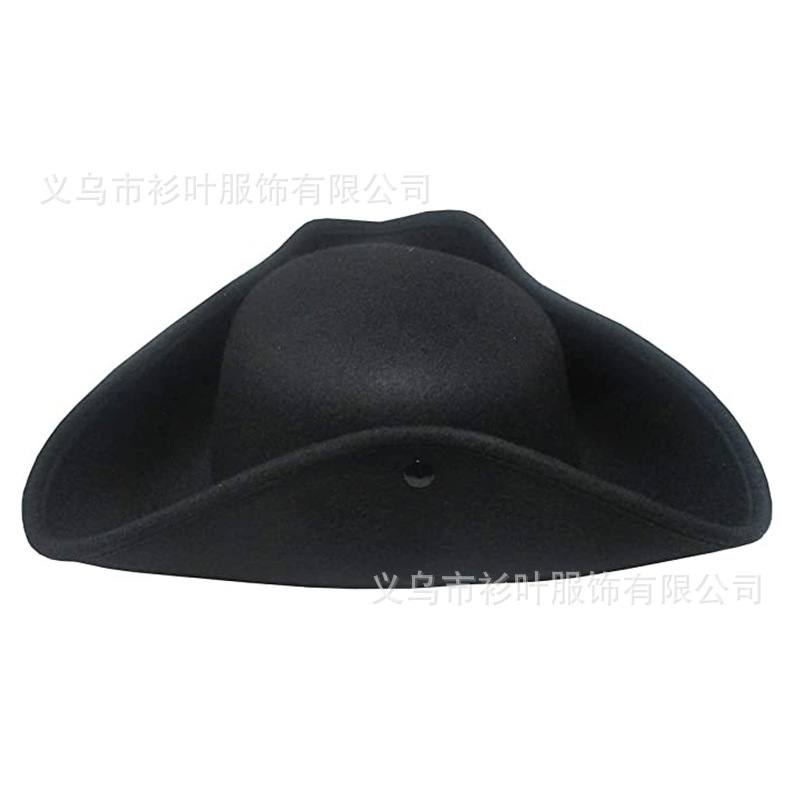 Chapeau de pirate unilatéral en velours