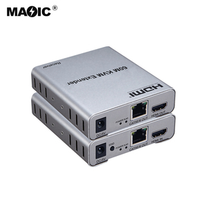 4K 60M KVM扩展器HDMI扩展器网络电缆发射器至RJ45网络端口4K KVM高清扩展器60M，带USB - Product Image 1