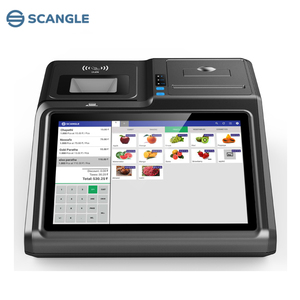 3G/4G <strong>Windows</strong> All in One Pos Terminals With 80mm Printer / NFC/MSR / VFD