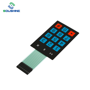 Impermeabile Tastiera 3x4 Matrix 20 Key Membrana Switch Tastiera di Controllo di Accesso del Fornitore Della Cina - Product Image 3