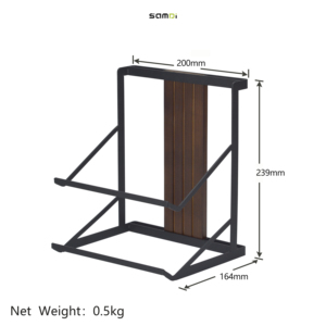 SAMDI alüminyum alaşımlı bilgisayar klavye Stand braketi tepsi klavye yükseltici tutucu - Product Image 3