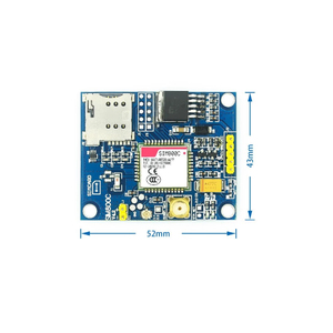 NEUES SIM800C GSM GPRS-Modul Quad-Band-Entwicklungs platine mit Antenne Micro-SIM-Steckplatz Raspberry Pi - Product Image 4
