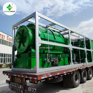 Mini Skid Mounted 1Ton Capacity Wastes Tire Pyrolysis Plant to <strong>Fuel</strong> <strong>Oil</strong> - Product Image 2