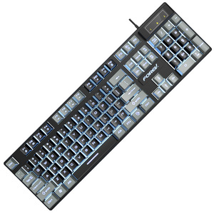 PC 104 <strong>Keys</strong> Wired <strong>Keyboard</strong> Colorful Light Backlight Gaming Keyboared for Desktop <strong>Computer</strong>