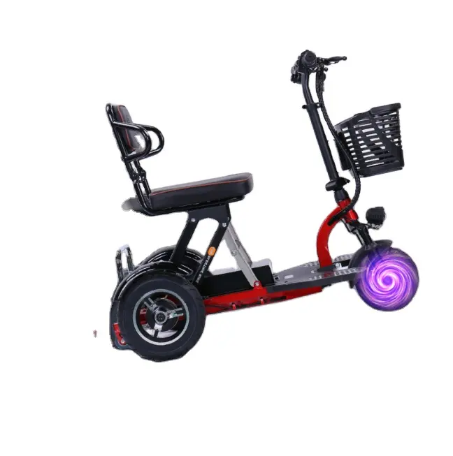 Électrique Pour Enfants Cargo Moto Tricycles Camion Roues Avec Godet Avant 4 Roues Patins De Frein Contrôleur Gamme Scooter Et Tricycle