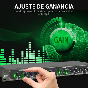 XTUGA 234XL Profesional 2/3 Way Stereo/ 4 Way Mono Crossover con entrada y salida XLR Audio estéreo Procesamiento de sonido Crossover - Product Image 3