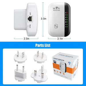Hochwertiger WiFi-Extender-Signal verstärker WiFi-Range-Extender Drahtloser Internet-Repeater-Fern verstärker mit Ethernet-Anschluss - Product Image 6
