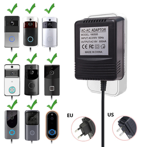 For Wifi Wireless Video Doorbell Camera <strong>Power</strong> <strong>Adapter</strong> US UK EU Plug 18V AC Transformer Charger IP Video <strong>Intercom</strong> Ring 110V-240V - Product Image 4