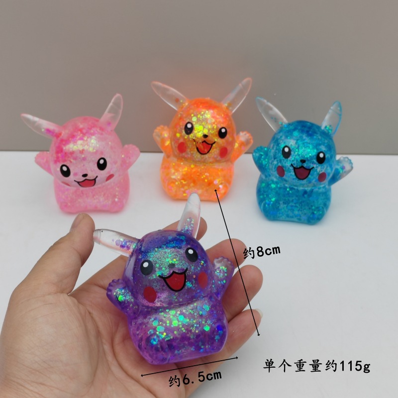 Embalaje individual neutro en bolsa OPP de maltosa Pikachu.