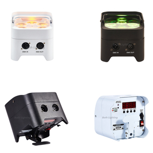Hem aydınlatma S6 mini up aydınlatma 6*18W RGBWAUV wedding LEDs düğün DJ olay parti kulübü için kablosuz DMX pil par ışık - Product Image 2