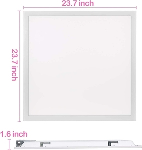 CE ROHS ile LED tavan paneli ışığı 60*60 30*60 40W 3000 4000K 6000K K CCT tavan paneli ışık - Product Image 5