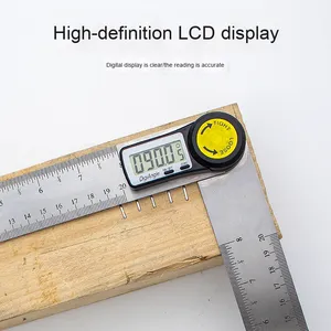 OEM Customizable 200-300mm Digital Display <strong>Protractor</strong> Industrial Grade Hand Tool For Metric & Imperial Angle Measurement - Product Image 5