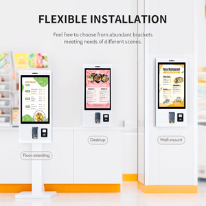 Wall Mounted Self-service Kiosk 15.6 21.5 23.8 Inch Self-Order Totem Android or <strong>Windows</strong> for Self-service Ordering Machine - Product Image 3