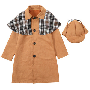 Trang Phục Halloween Cho Bé Trai Trẻ Em Của Trò Chơi Thám Tử Lớn Cho <span class=keywords><strong>Sherlock</strong></span> Holmes Cosplay Phù Hợp Với Cho Cha Mẹ Của Thương Mại Nước Ngoài - Product Image 6