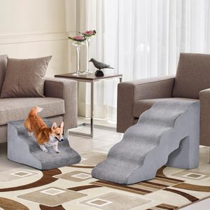 Yatak kanepe kanepe köpek merdiven seti, 5 katlı ve 3 katlı almak için küçük yavru yaşlı kediler için Pet adımları - Product Image 2