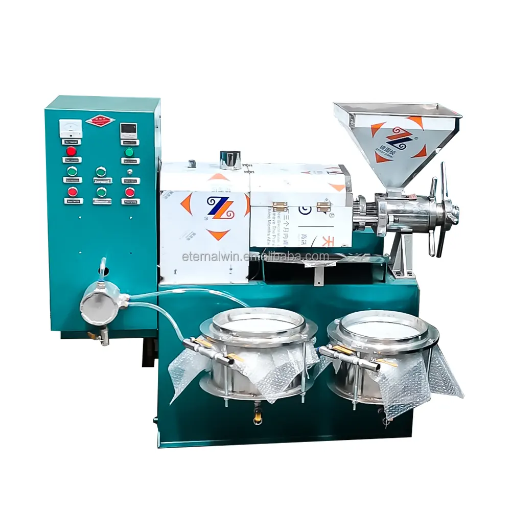 6YL-70A/80A/100A avec filtre Machine automatique d'extraction d'huile de graines de moringa mini presse à huile à vendre