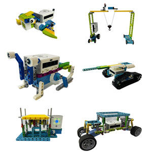 Juguetes de programación compatibles con Ev3 bloques de construcción de partículas pequeñas Robot ensamblaje rompecabezas aprendizaje para desarrollar inteligencia - Product Image 1
