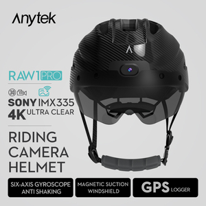 Ikavisionモーターサイクルスマートヘルメット4Kカメラ録画WifiコントロールアンチシェイクスポーツDVアクションカメラ1600mAhバッテリー付き