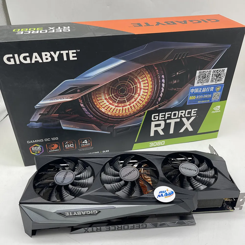 อาลีบาบาผู้ขายที่ดีที่สุดกราฟิกการ์ดราคาถูก Rtx 3080 3090 3070 3060 TI กราฟิกการ์ด GPU VGA การ์ดสต็อก