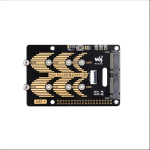 PCIe To 2-Ch M.2 Adapter für Raspberry Pi 5 Kompatibel mit 2280/2260/2242/2230 NVMe Protocol M.2 SSD NVMe HAT Raspberry Pi - Product Image 3