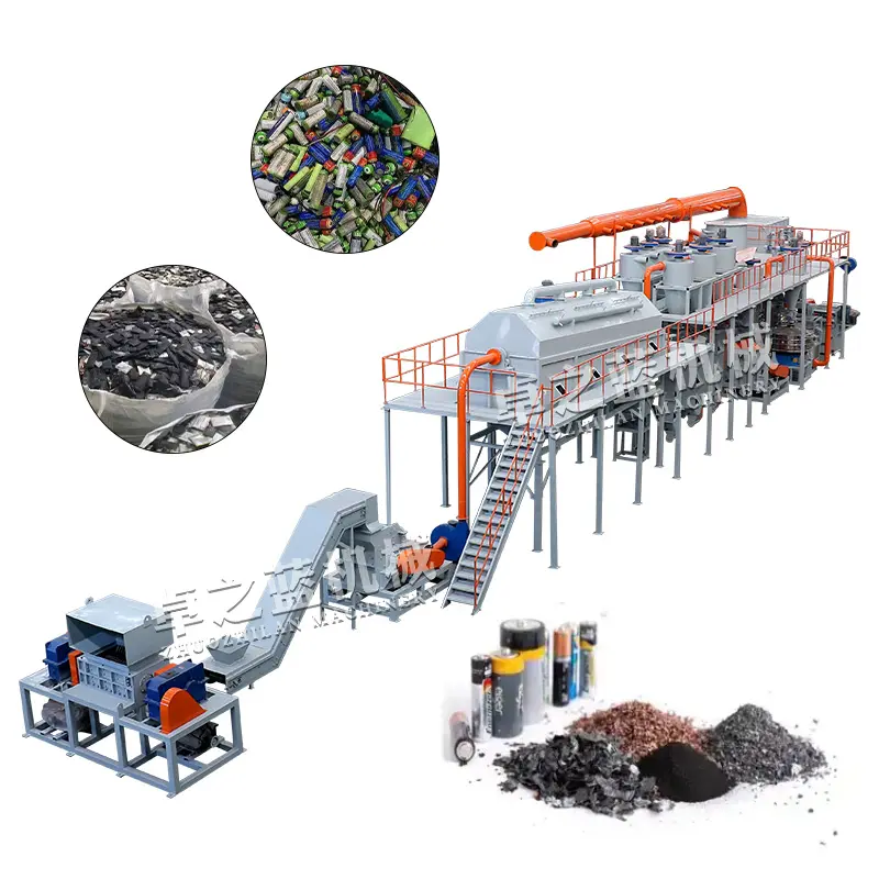 Planta de reciclagem de baterias de íon de lítio para reciclagem de equipamentos de bateria de lítio HidroMetalurgia