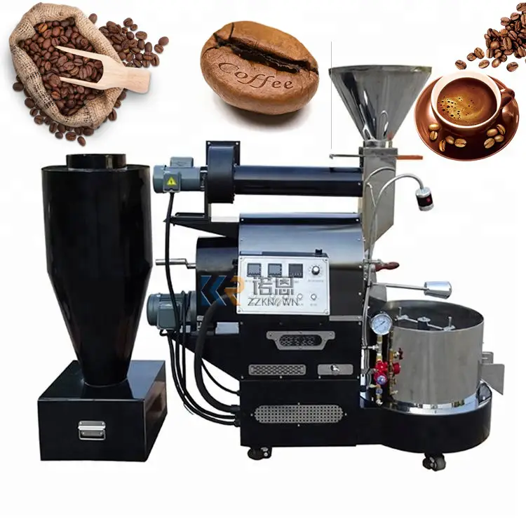 2024 300-1500g/lot torréfacteur de grains de café industriel café torréfaction de fèves de cacao Machine de cuisson à vendre Europe