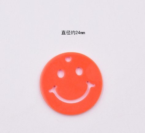 Orange rond sourire visage charme