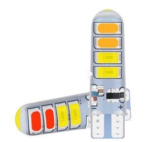 T10 Silicone 5630 8 <strong>Light</strong> Two-color Flash <strong>Light</strong> Decode Width <strong>Lights</strong> T10 Canbus - Product Image 3