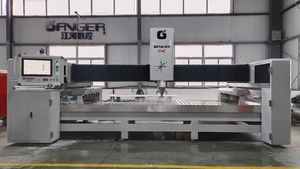 Ganger CNC 3-осевой мостовой тип с одной головкой и отверстием для раковины CNC маршрутизатор для шлифовки мрамора, гранита, кварцевого камня, машина для полировки - Product Image 2