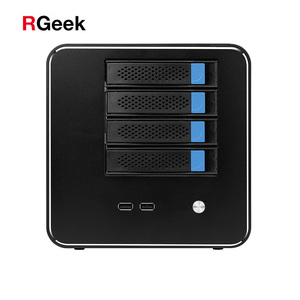 RGeek Custom NAS04B Industrial Mini-ITX Mini PC ITX <strong>Computer</strong> Nas 4 Bay 3.5&quot;HDD Cloud Storage Server J1900 - Product Image 4