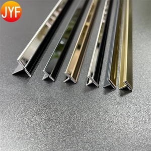 M213 Metal <strong>Inlay</strong> Strips Stainless Steel Brass Decoration t Profile Stainless Steel Transition Profile - Product Image 4